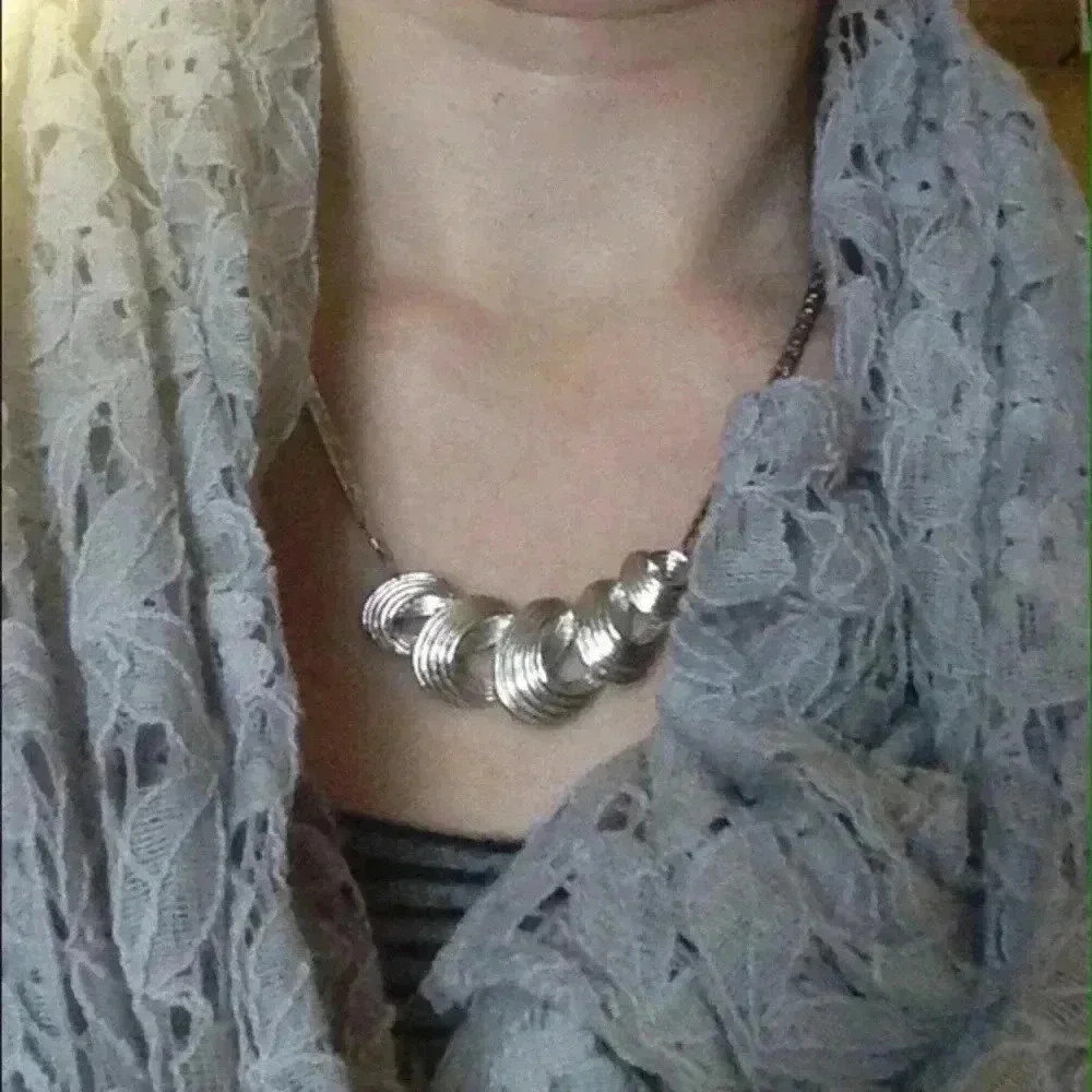 Vintage swirl silver necklace - Picture 4 of 4